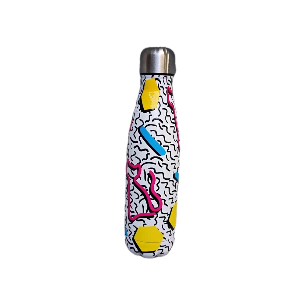 Cat Lady Box Ameowzing 80s 90s Retro Cat Stainless Steel Water Bottle 16 oz